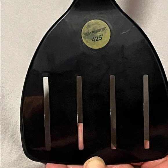 NWT Tailor Made Vintage Nylon Black 4 Slot Slotted Turner Spatula Flipper - Picture 8 of 10